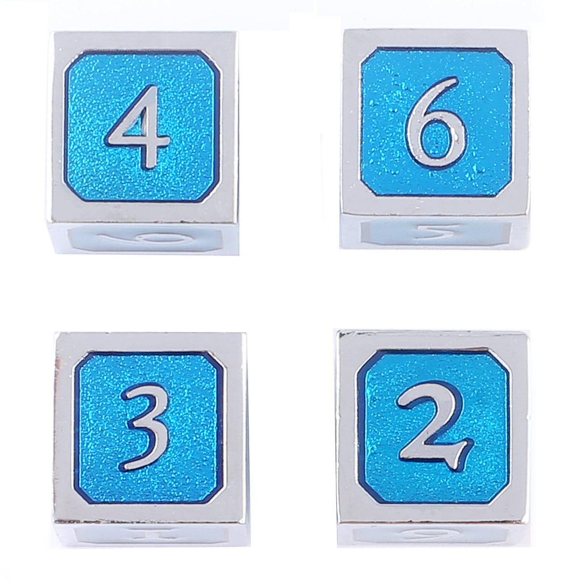 Guardsman Blue - 4 PC D6 Set