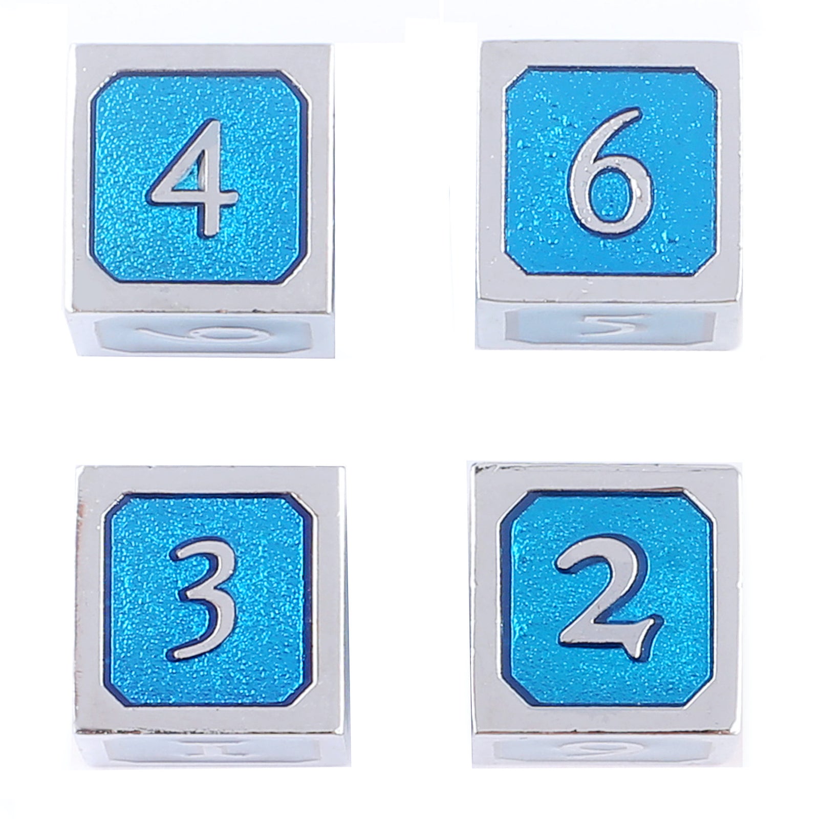 Guardsman Blue - 4 PC D6 Set