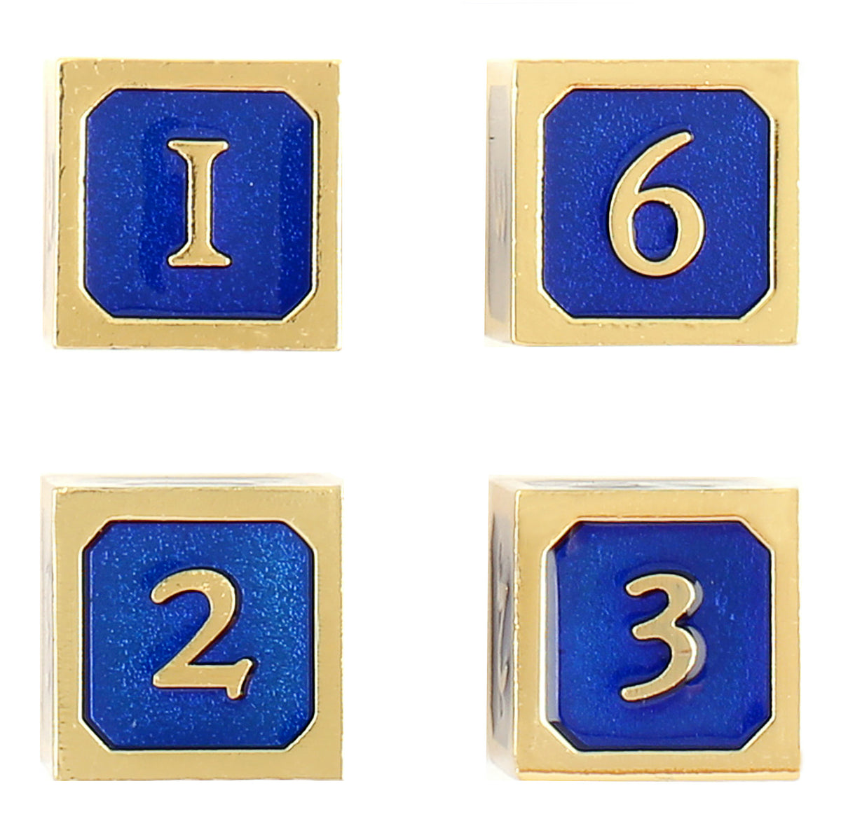 Lapis Lazuli - 4 PC D6 Set