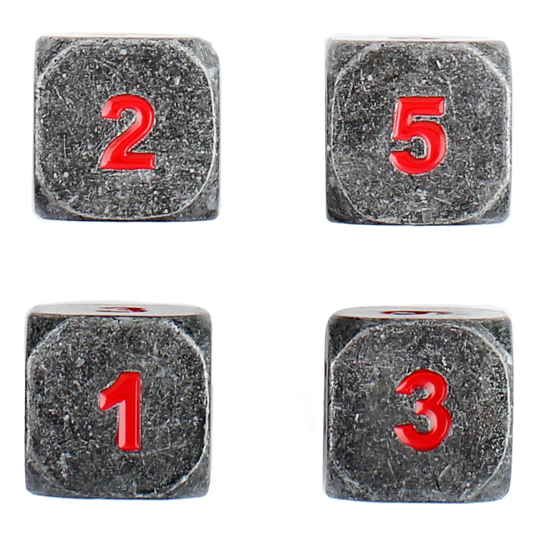 Chaos Red - 4 PC D6 Set
