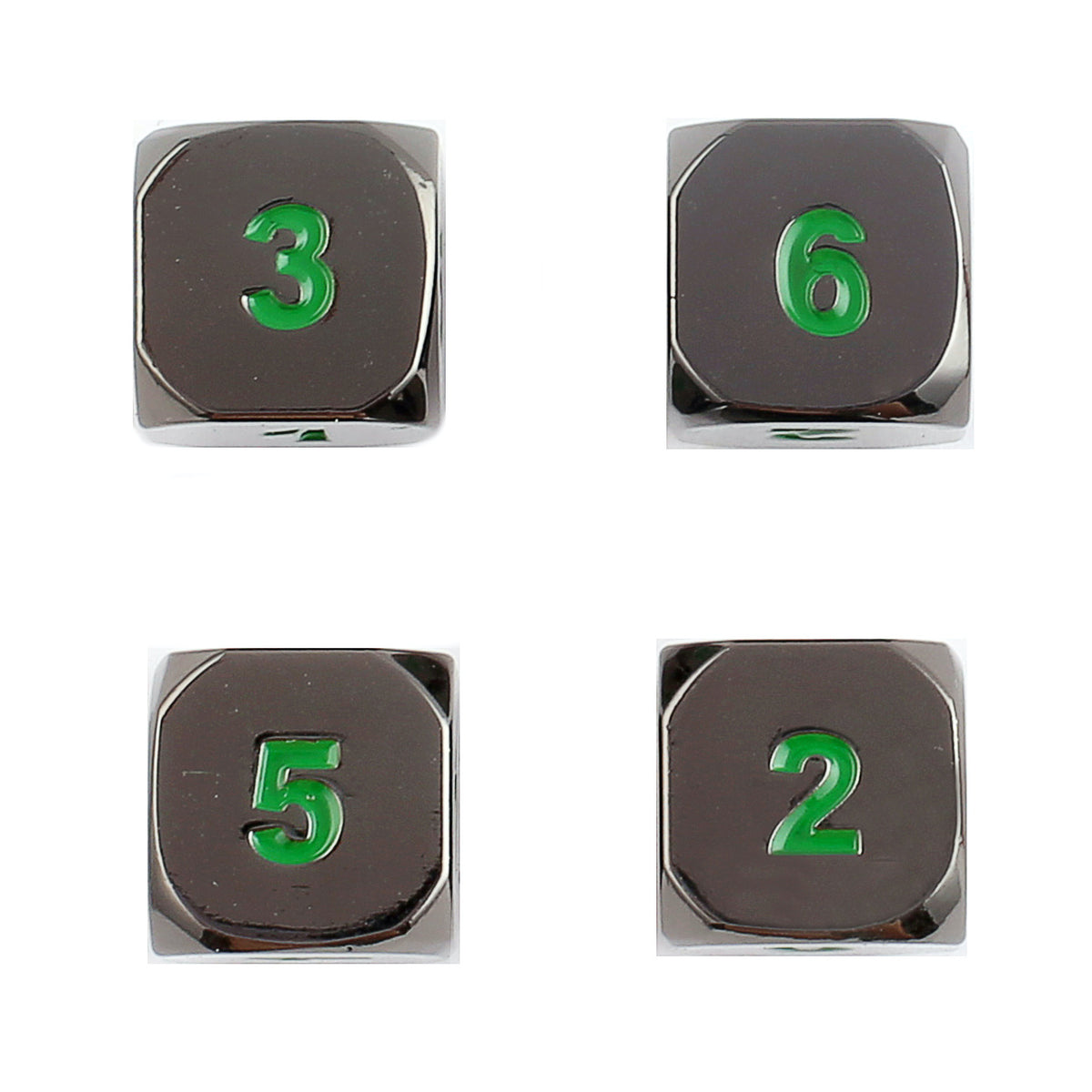 Onyx &amp; Emerald - 4 PC D6 Set