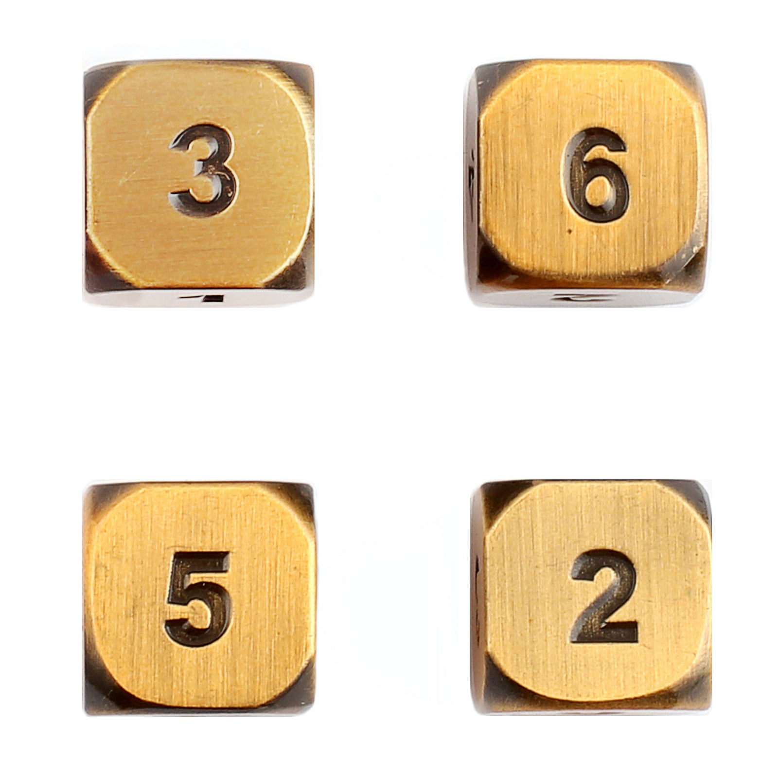 Glimmering Gold - 4 PC D6 Set
