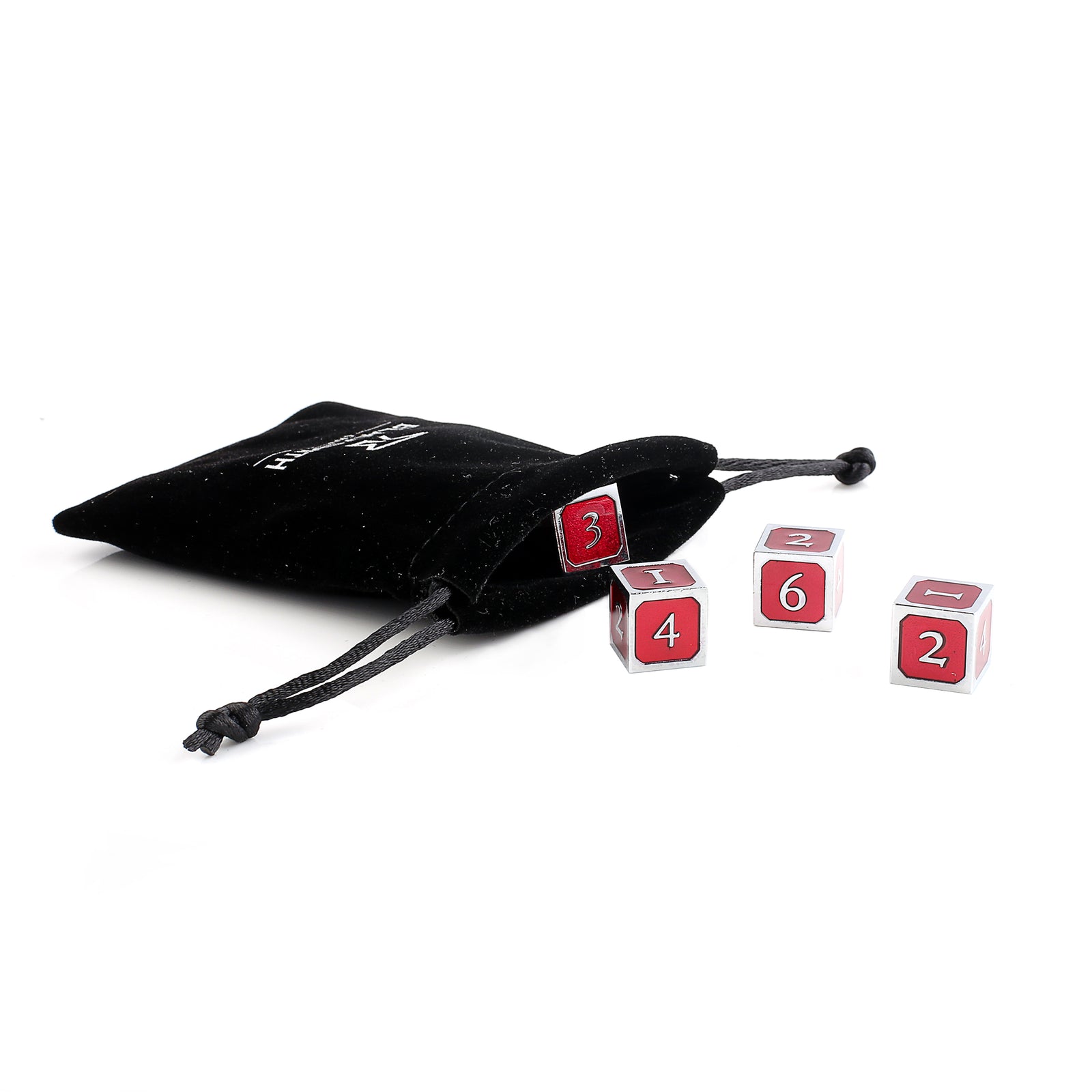 Blood Ruby - 4 PC D6 Set