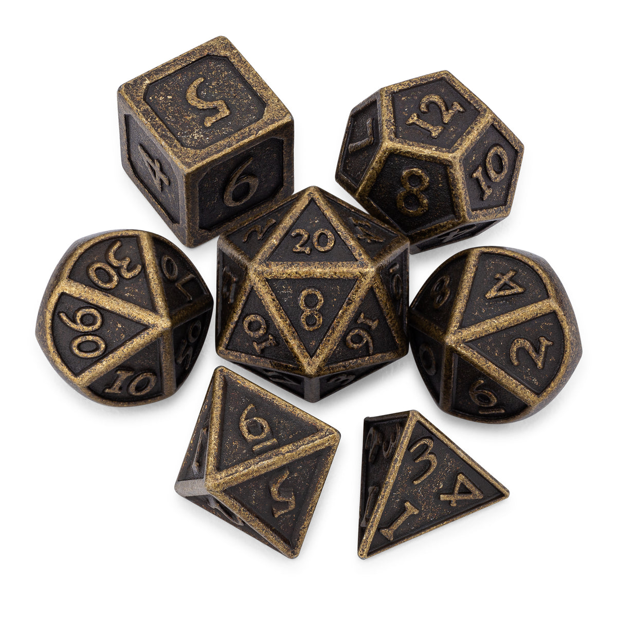 Tarnished Brass - 7 PC Set