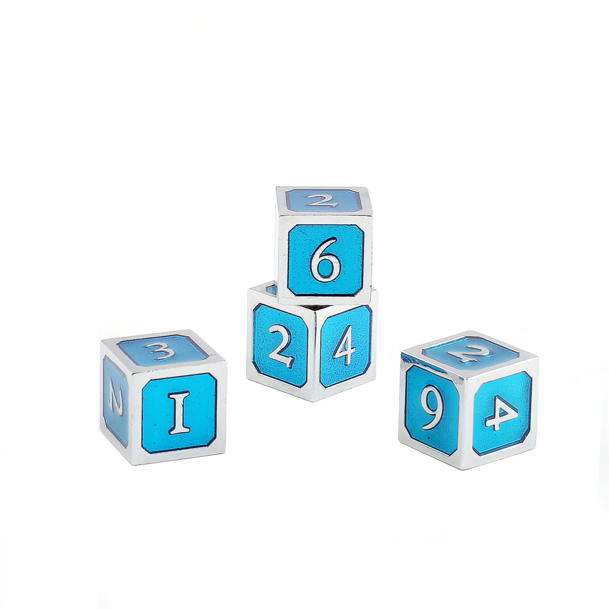 Guardsman Blue - 4 PC D6 Set