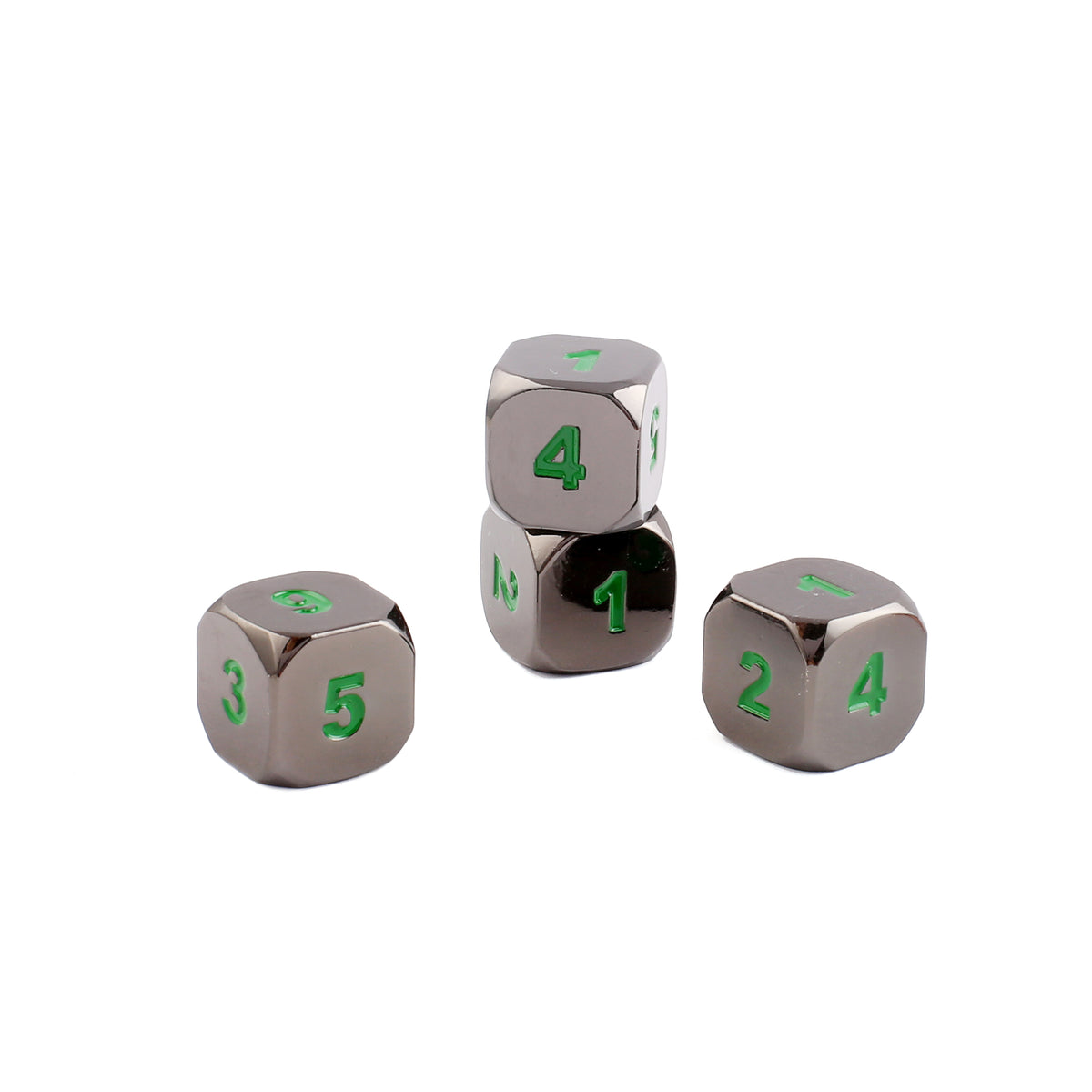 Onyx &amp; Emerald - 4 PC D6 Set