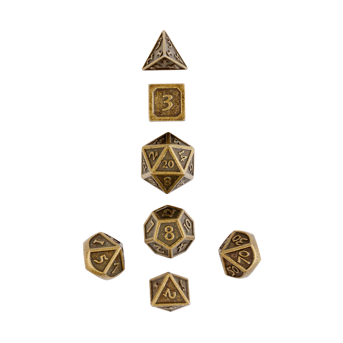 Tarnished Brass - 7 PC Set