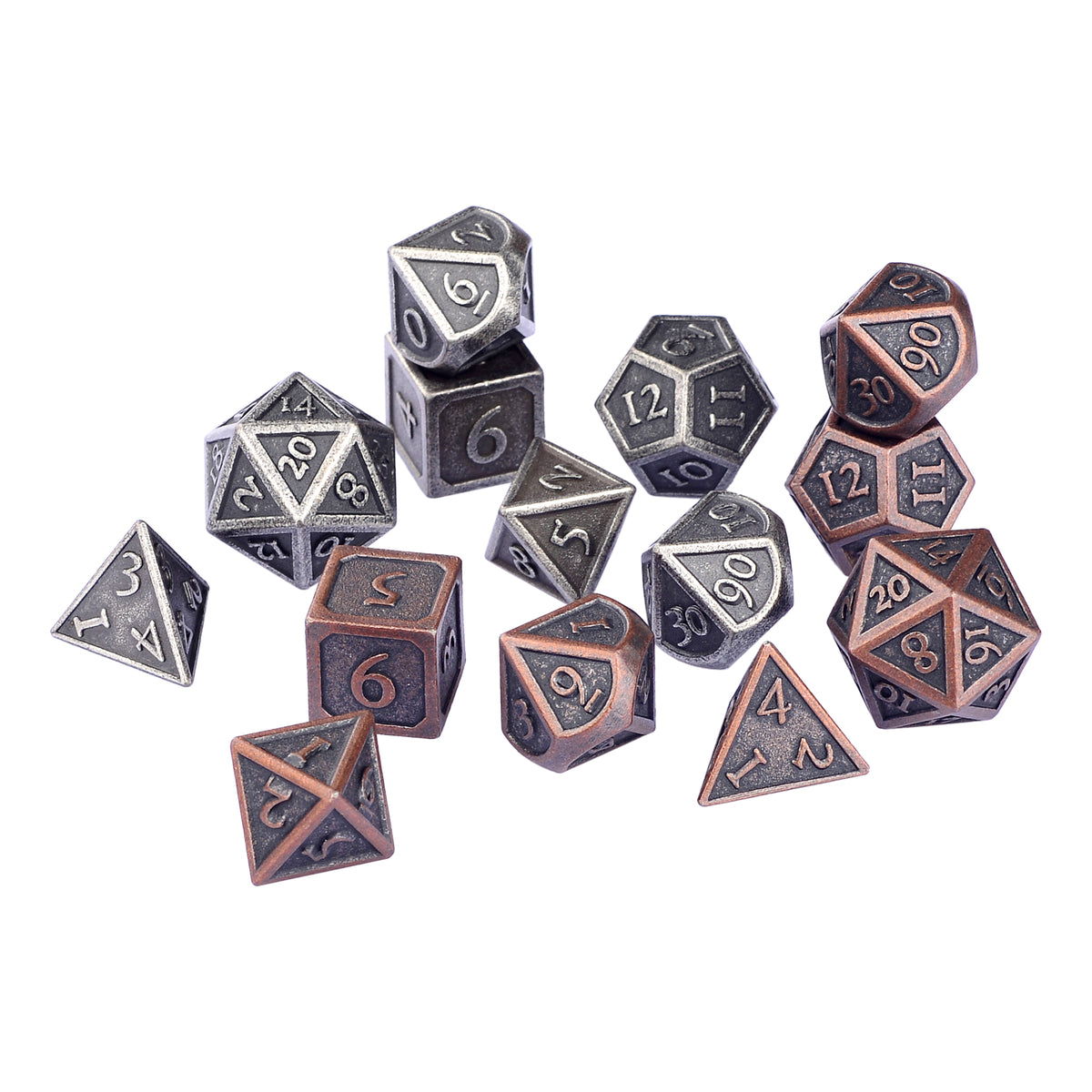 Weathered Bronze &amp; Iron - 14 PC Set