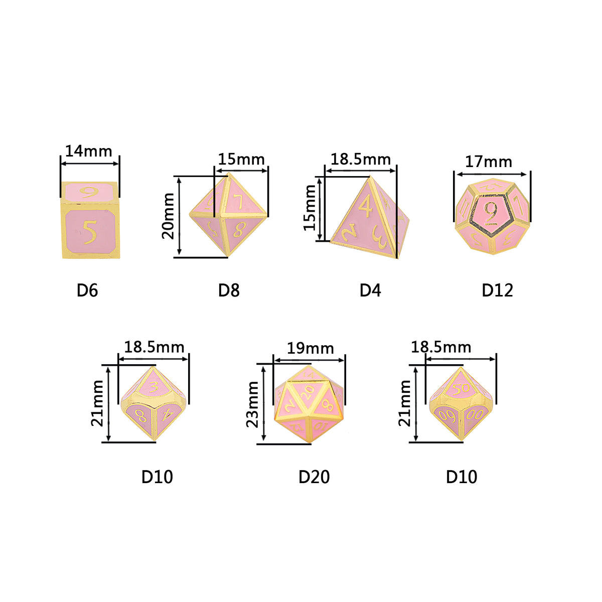 Gilded Rose - 9 PC Set