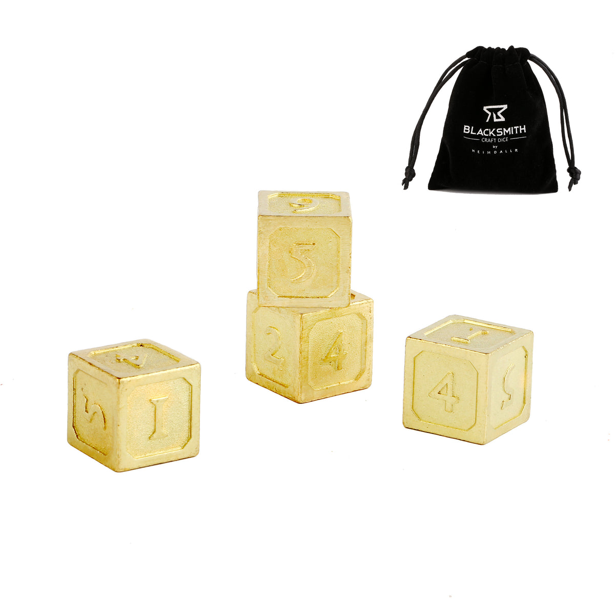 Fool&#39;s Gold - RAW - 4 PC D6 Set