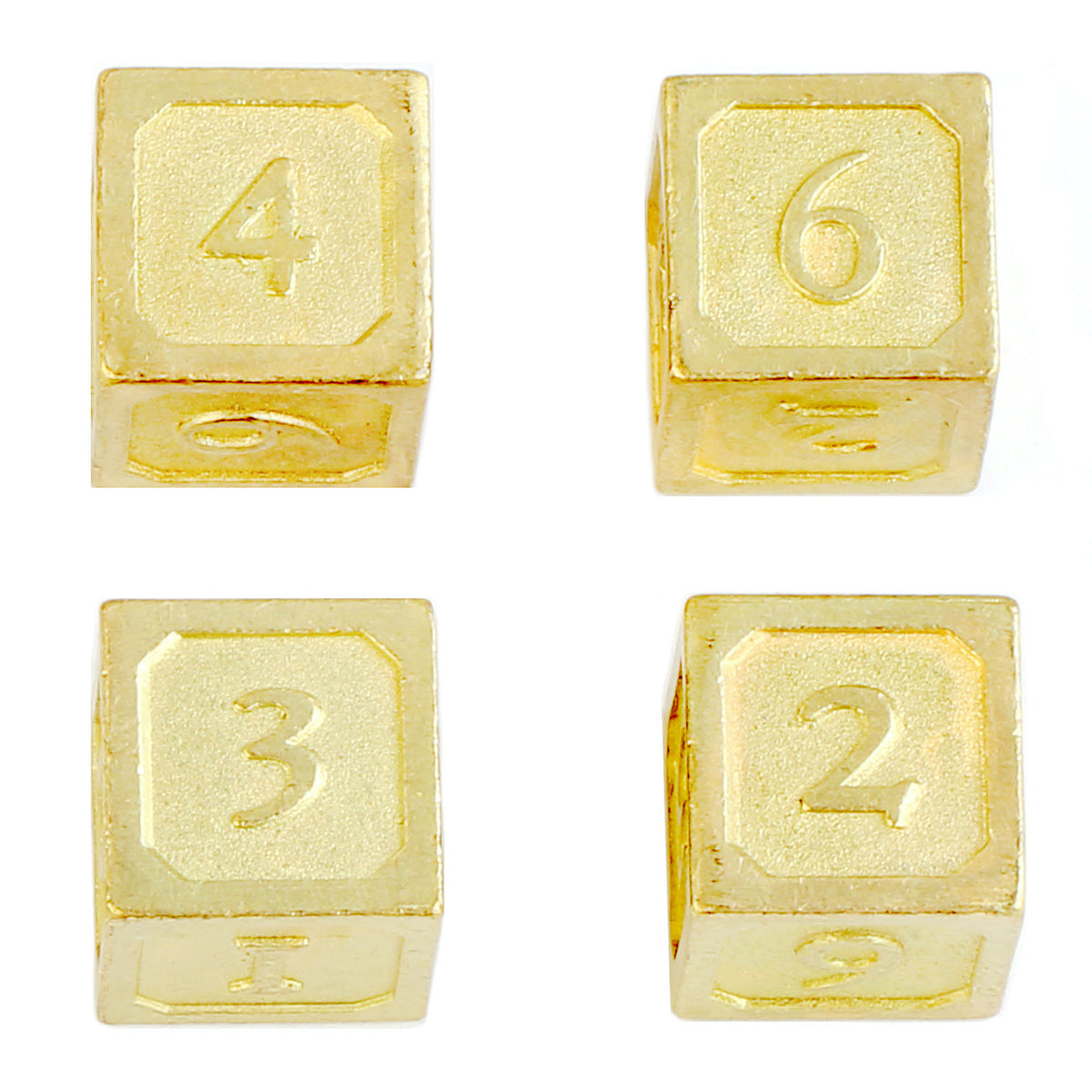 Fool&#39;s Gold - RAW - 4 PC D6 Set