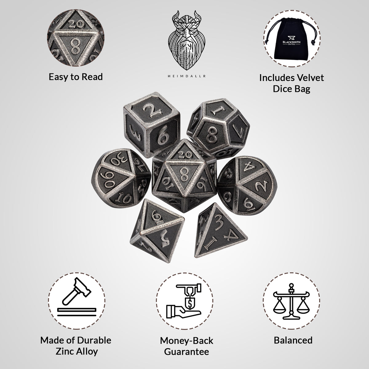 Weathered Iron - 7 PC Set